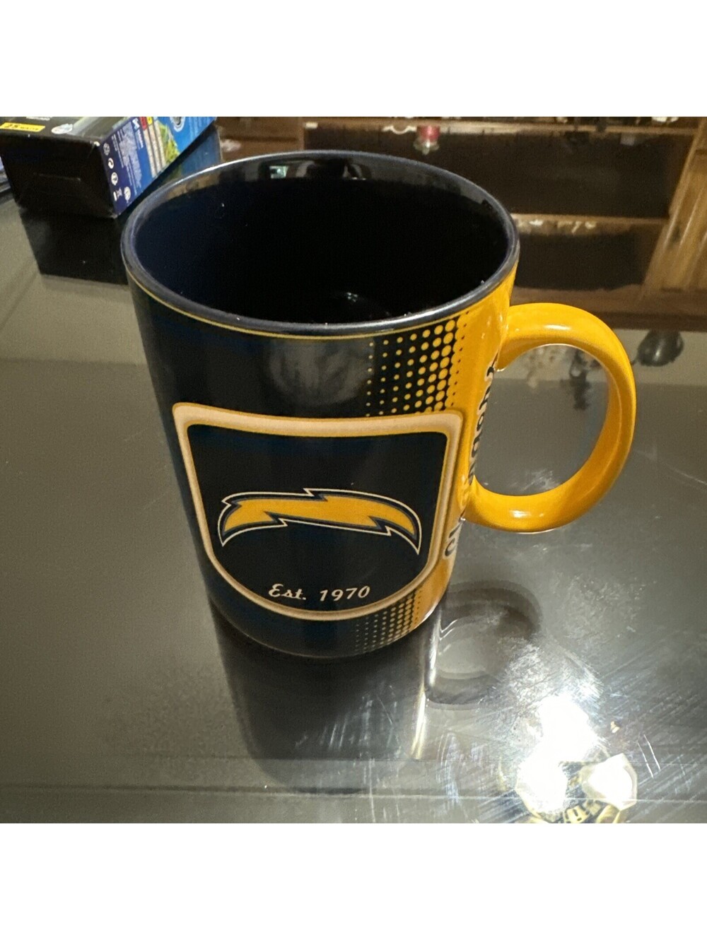 LA Chargers Huge Coffee Cup Made By The Memory Company